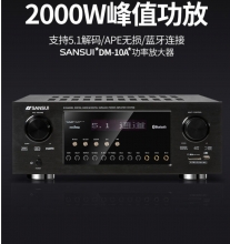 SANSUI  山水 AV 功放  DM-10A 带卡拉OK 