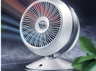 艾美特空气循环扇家用冷暖两用遥控涡轮空气对流扇HT22166R